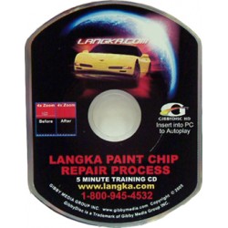 LANGKA Paint Chip Repair Process 5 Minute Training CD